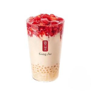 Mini Pearl Double Strawberry Milk Tea product image