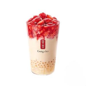 Mini Pearl Triple Strawberry Milk Tea product image
