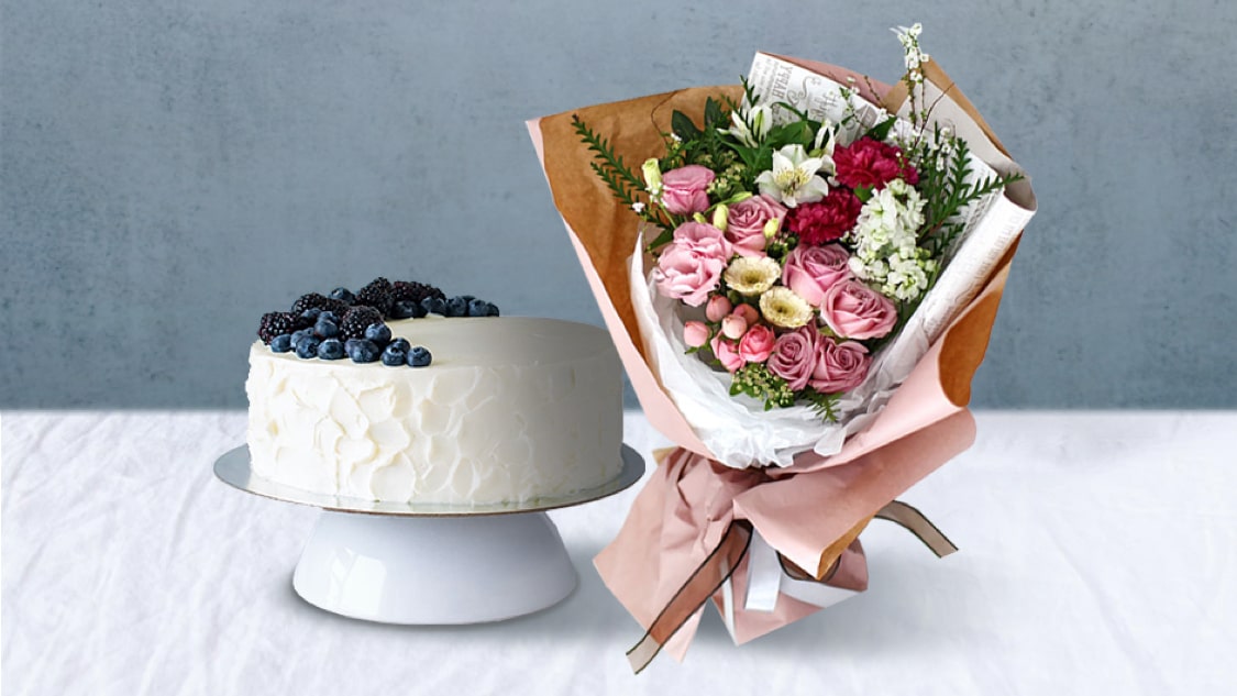 Flower Bouquet & Cake (Delivery) brand image