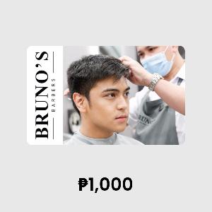 Bruno's Barbers ₱1,000 Gift Card product image