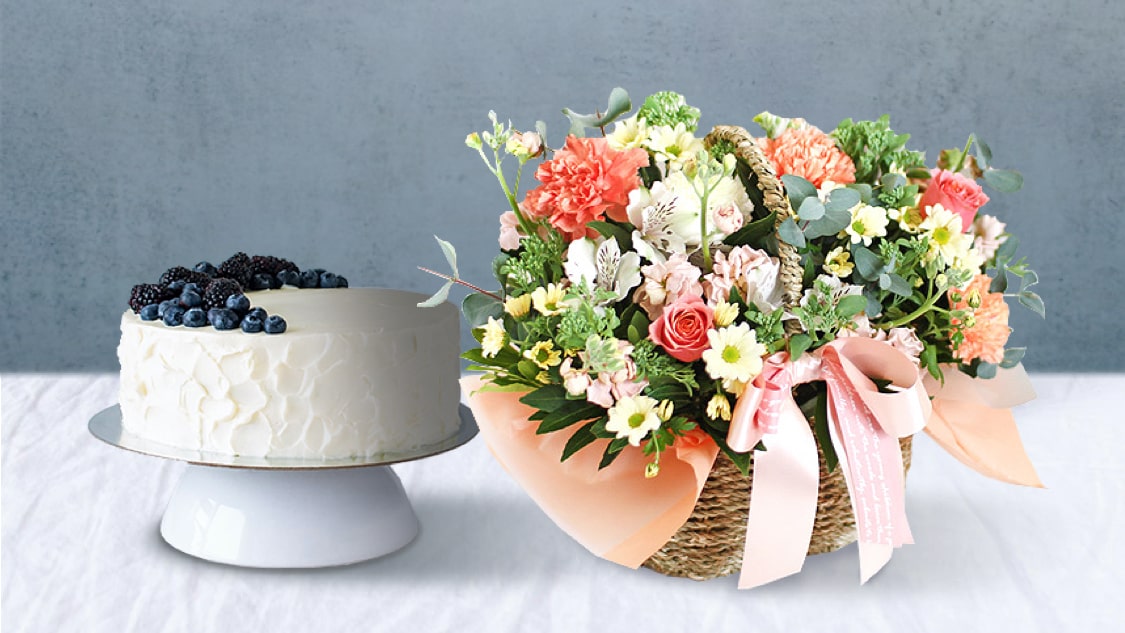 Flower Basket & Cake (Delivery) brand image