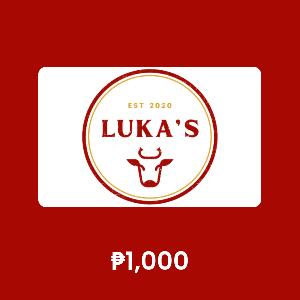 Luka’s Butter Steaks ₱1,000 Gift Card product image