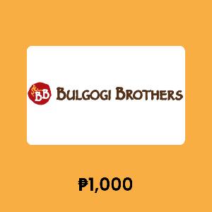 Bulgogi Brothers ₱1,000 Gift Card product image