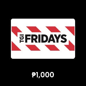 TGI Fridays Philippines ₱1,000 Gift Card product image