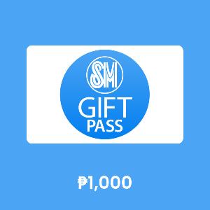 SM Gift Pass ₱1,000 Gift Card product image