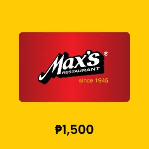 Max's ₱1,500 Gift Card item image