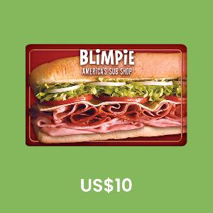 Blimpie US$10 Gift Card product image