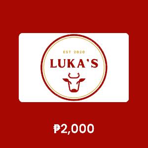 Luka’s Butter Steaks ₱2,000 Gift Card product image