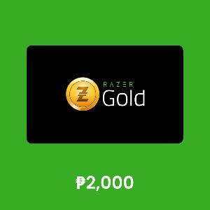 Razer Gold Philippines ₱2,000 Gift Card product image