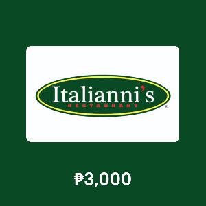 Italianni's ₱3,000 Gift Card product image