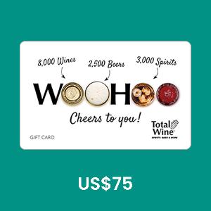 Total Wine & More US$75 Gift Card product image