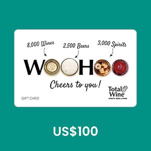 Total Wine & More US$100 Gift Card product image