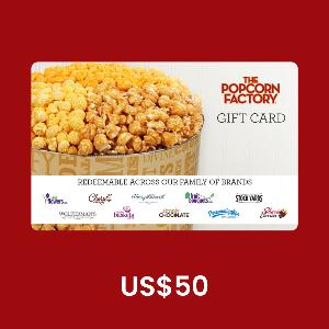 The Popcorn Factory US$50 Gift Card product image