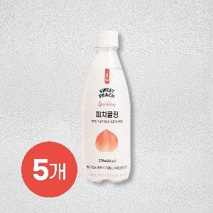"8kcal Soft drink" Peach Sparkling Drinks 350ml 5pets product image