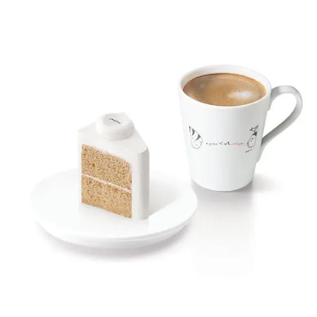 Earl Gray Chiffon Cake (Slice) + 1 Americano (P) product image