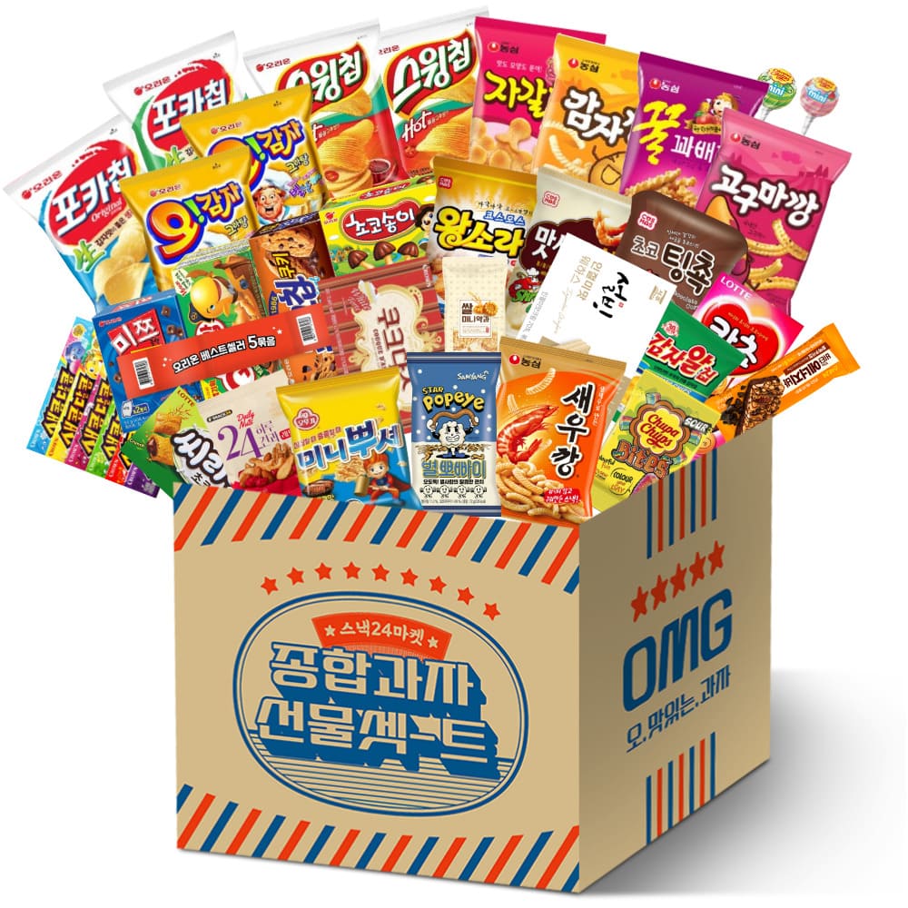 Snack24 Assorted Snack Bomb Box (33pcs) In South Korea Snack