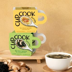 CupCook Everyday Shiitake Mushroom Seaweed Soup (5 packs) + Pollock Bean Sprout Soup (5 packs) product image