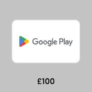 Google Play UK £100 Gift Card product image