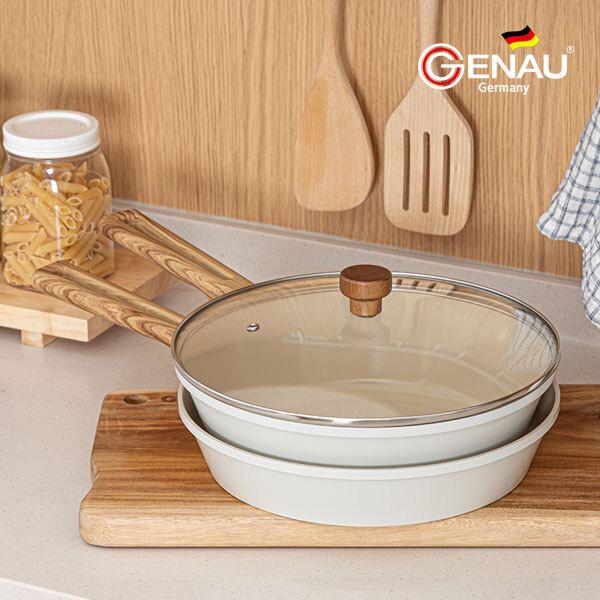 Lugen IH Ceramic-Coated Frying Pan Set (3-Piece) product image