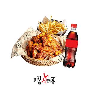 Burning Hot Gold Wings + Good Potato + 500ml Cola product image