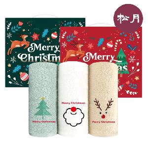 Songwol Towel Christmas 130G 30-Count 3P Set product image