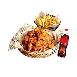 Burning Dandy Gold Wing + Good Potato + 500ml Cola product image