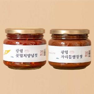 Jeju Fermented Seafood Gift Set (Jaridom Ssamjang Jeot 400g + Flower Anchovy Jeot 400g) product image