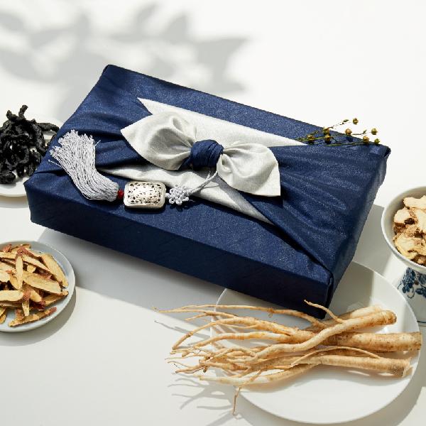 Sweet Braised Balloon Flower Root (Flower Ribbon Wrap Package-Blue) 700g product image