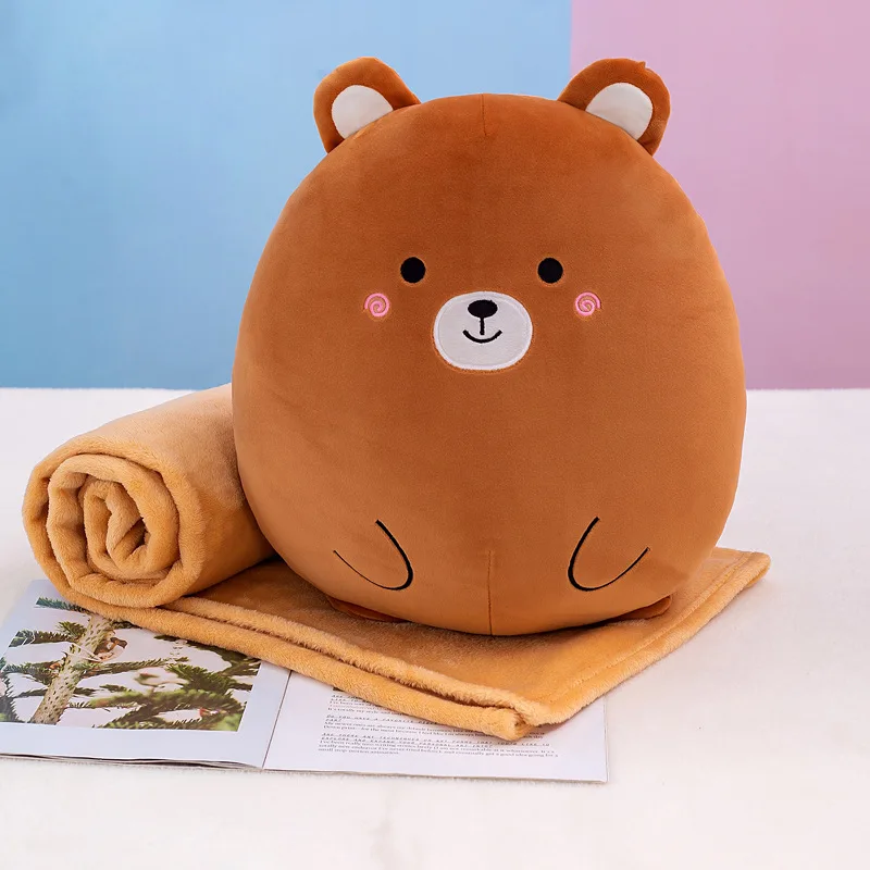 레비 - 귀여운 애니메이션 인형 베개 - 갈색 item image