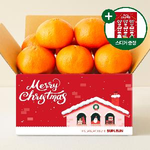 Christmas Jeju Red Hyang Tangerines (2kg, 9-12 pcs, 13+ Brix) with Sticker Gift product image