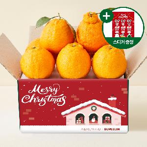 Christmas Jeju Hallabong Tangerines (2kg, 8-11 pcs, 13+ Brix) with Sticker Gift product image