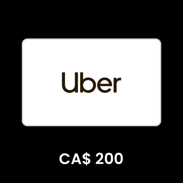 Uber Canada CA$ 200 Gift Card product image