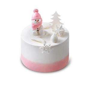 Snowman Visiting the Magic Castle (Pink) product image