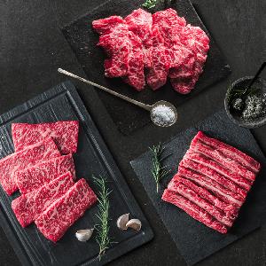 1++ Grade Korean Beef Flower Galbi Assorted Platter - 600g / Flower Galbi, Bone-in, Chuck item image