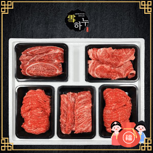 "Family Party Pack" Premium 1++ Grade Korean Beef Mix Set #2 2.6kg item image