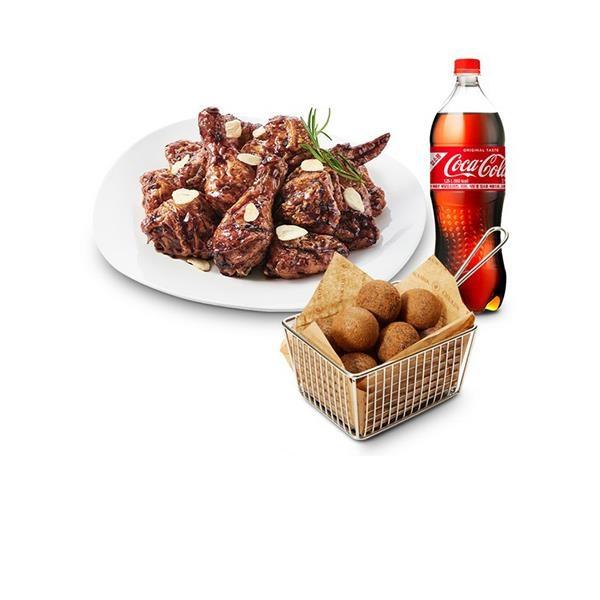 Black Garlic Chicken + Black Cheese Balls (5 pieces) + Coke 1.25L product image