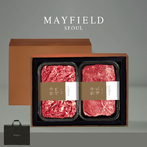 한우 냉장 1+등급 엄선10호(불고기600+국거리600/총 1.2kg) item image