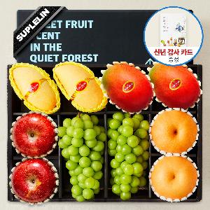 Premium Shine Muscat & Mixed Mango & Apple & Korean Pear Gift Set 4.5kg / 10pcs product image