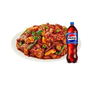 Seasoned Grilled Charcoal Chicken + Coke 1.25L product image