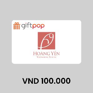 Hoàng Yến Cuisine VND100000 GiftCard product image