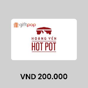 Hoàng Yến Hotpot VND200000 GiftCard product image