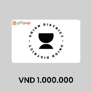 Union District VND1000000 GiftCard product image