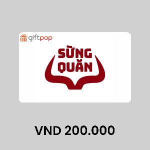 Sừng Quăn VND200000 GiftCard product image