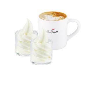 Cafe Latte (Small) + 2 Milk Ice Creams product image