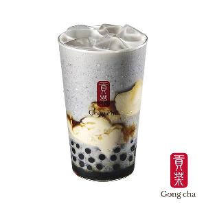 Black Core Brown Sugar Tofu Milk Tea + Pearls product image