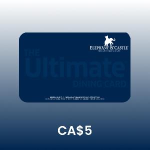 Elephant & Castle Canada CA$5 Gift Card product image