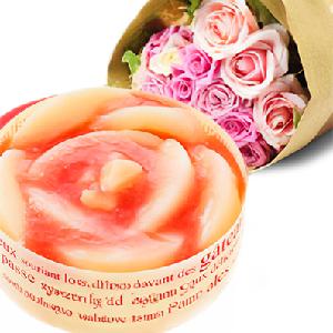 Sweet Love with Cake and Flowers product image