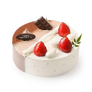Half Chocolate, Half Strawberry Cake product image