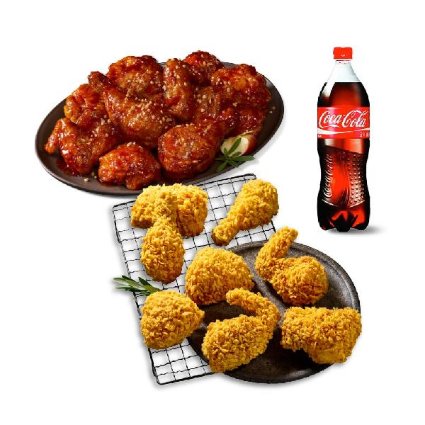 Golden Olive Chicken + BBQ Seasoned Chicken + Coke 1.25L product image