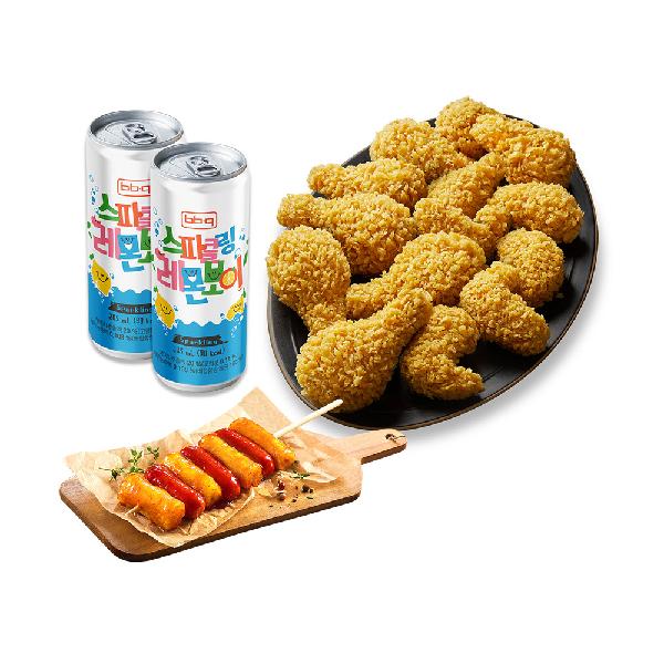 Golden Olive Combo Chicken + Sausage & Rice Cake + 2 Lemon Boy Cans product image